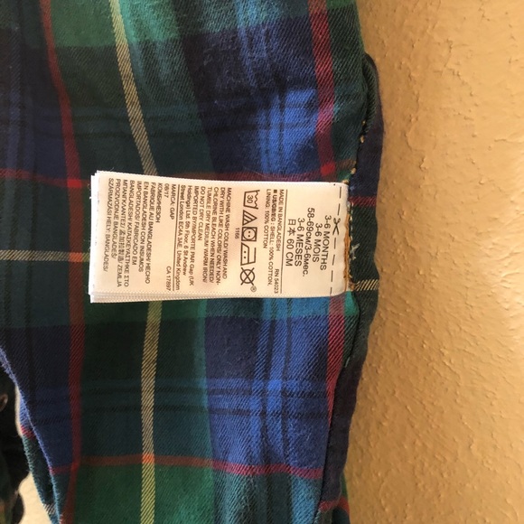 Like new Baby Gap blue jean overall. - Picture 5 of 5